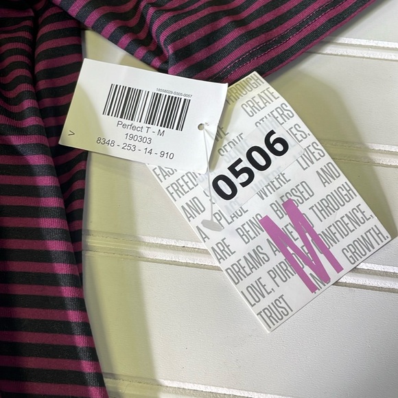 LLR Striped Perfect T Tunic Top-#0506 - Picture 8 of 12